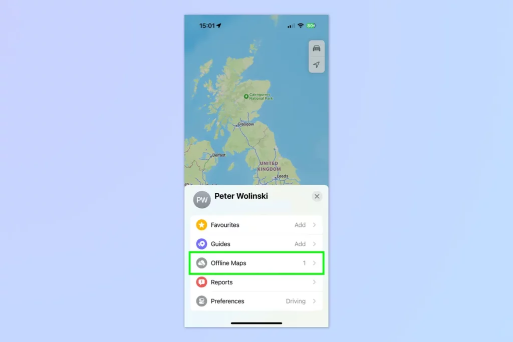 Apple Maps Offline