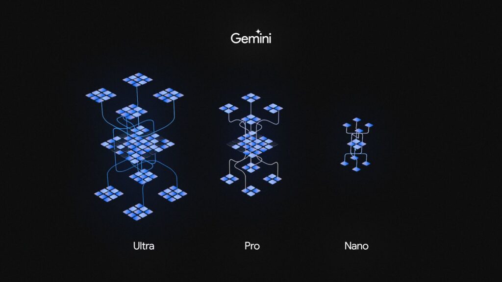 Gemini AI three different models