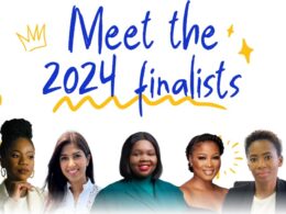 An image showing the 5 finalists for Visa's She's Next Programme