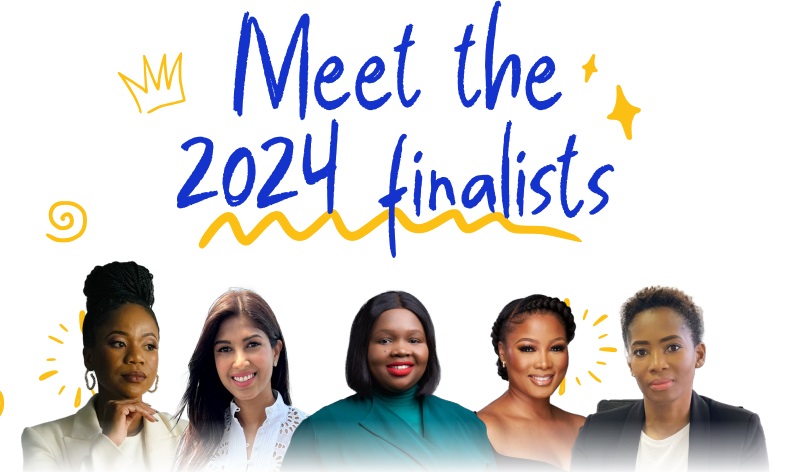 An image showing the 5 finalists for Visa's She's Next Programme